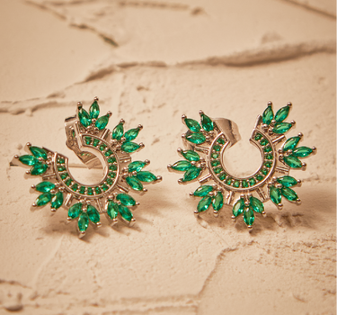 Aretes Angie Plateado