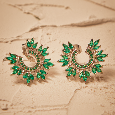 Aretes Angie Plateado