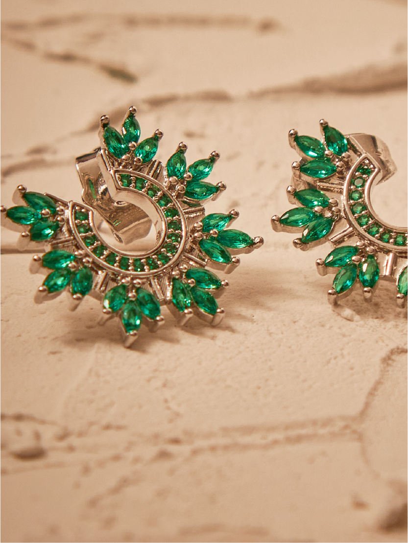 Aretes Angie Plateado