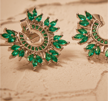 Aretes Angie Plateado
