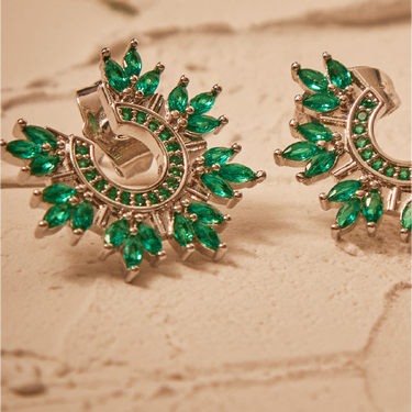 Aretes Angie Plateado