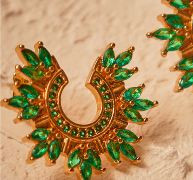 Aretes Angie Verde