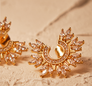 Aretes Angie Blanca