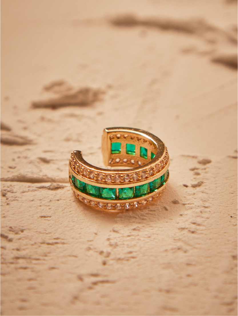 Earcuff Amal Verde