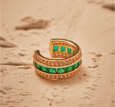 Earcuff Amal Verde