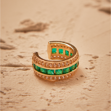 Earcuff Amal Verde