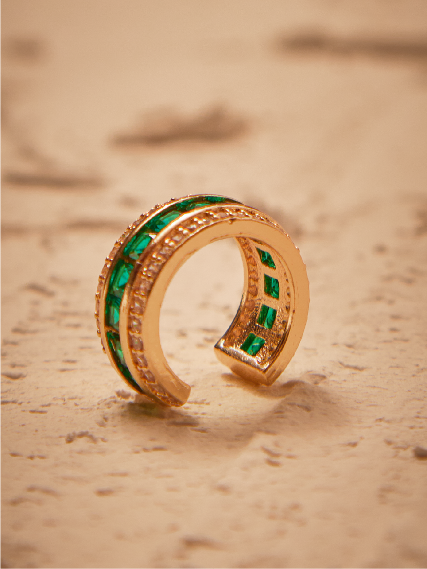 Earcuff Amal Verde