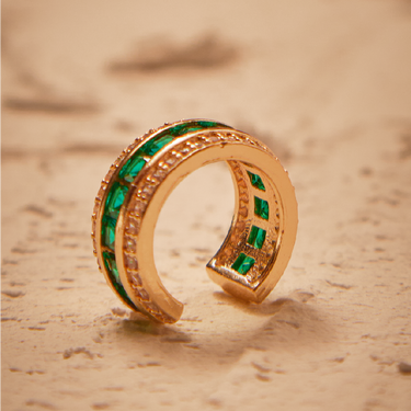 Earcuff Amal Verde