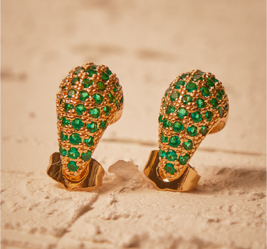 Gota de Amor Mini Dorada Verde